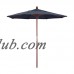 California Umbrella Grove Series Patio Market Umbrella in Pacifica with Wood Pole Hardwood Ribs Push Lift   567155544